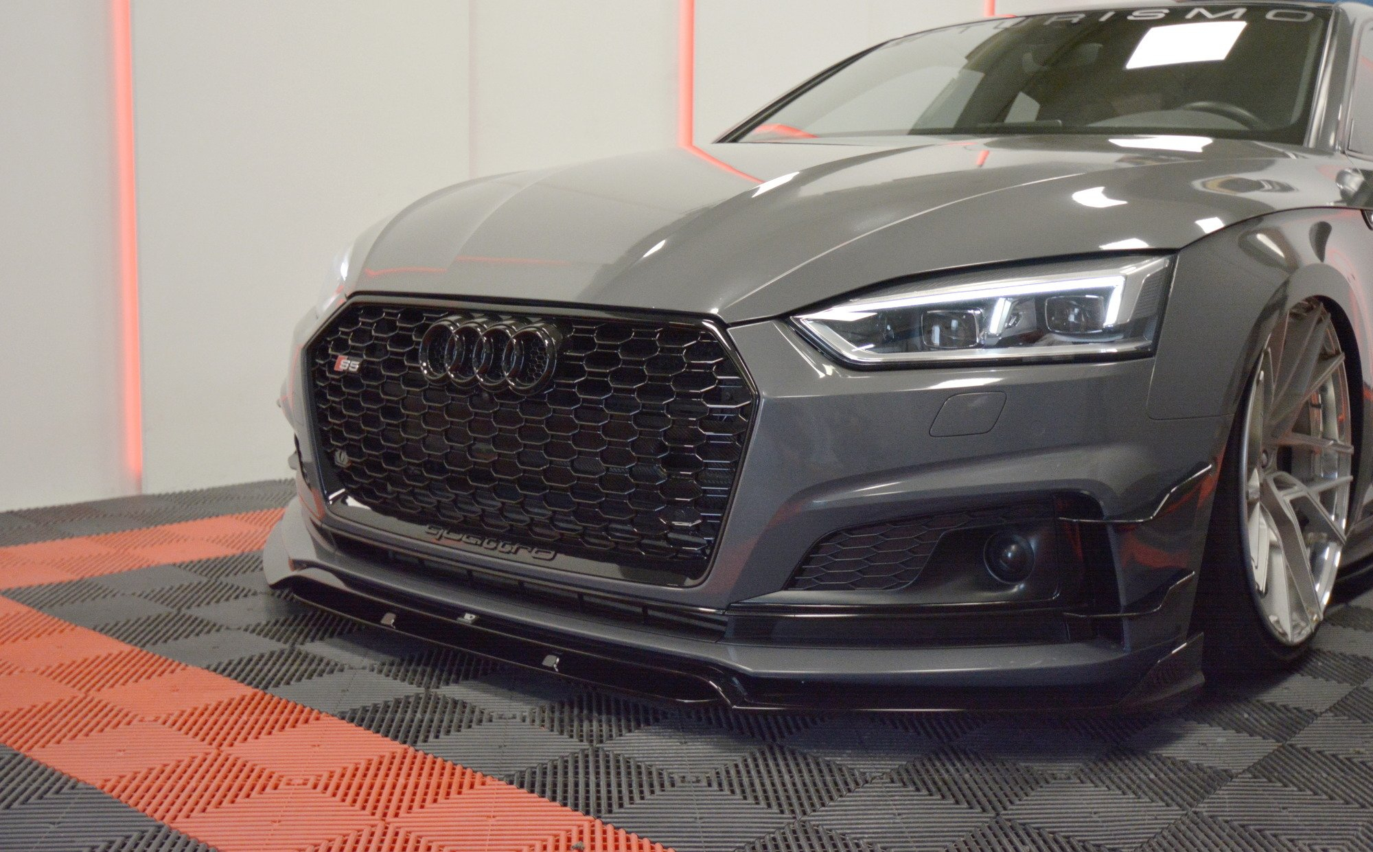Maxton Design Audi A5 S-Line Coupe/Sportback Front Lip - Fiberglass (F5 2017-2019) 4 au s5 2 ffd1fp
