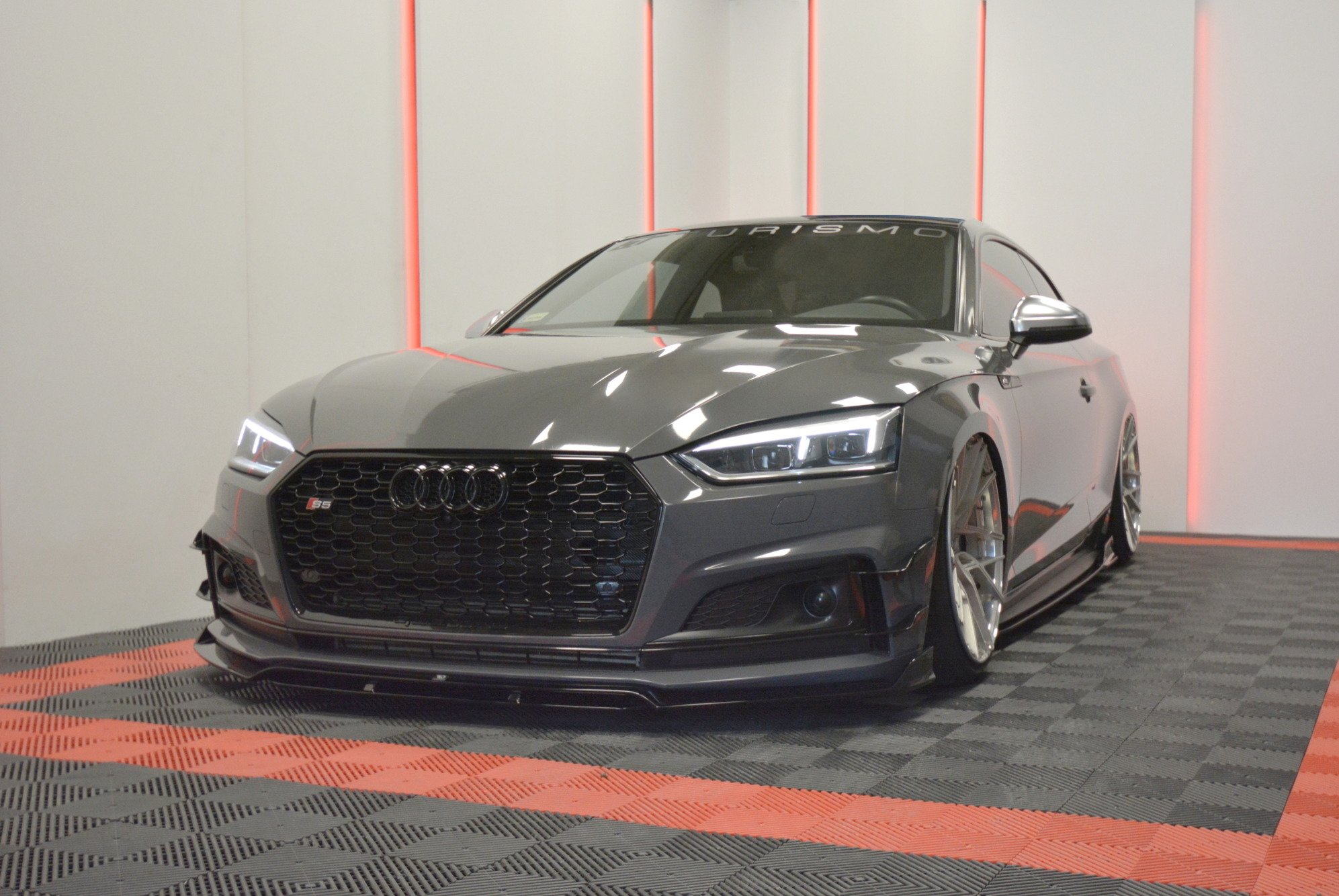 Maxton Design Audi A5 S-Line Coupe/Sportback Front Lip - Fiberglass (F5 2017-2019) 1 Audi A5 S-Line Coupe/Sportback Front Lip