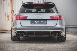 Maxton Design Audi A6 C7 S-Line Diffuser (Facelift) - Gloss Black Quad Exit (2015-2017) 13 Maxton Design Audi A6 C7 S-Line Diffuser (Facelift) - Gloss Black Quad Exit