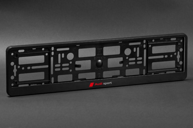 Printed Number Plate Surrounds - Various Designs 2 audi sport blk 768x512 1