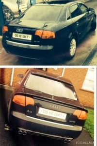 Audi A4 B7 Spoiler - 3 Piece AB Design (2004-2007)