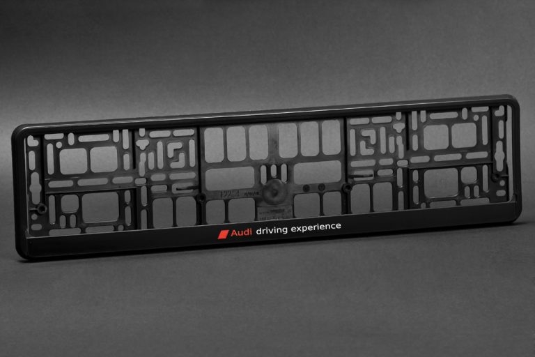 Printed Number Plate Surrounds - Various Designs 3 audi le mans