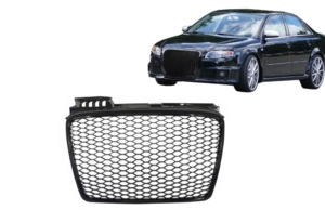 Audi A4 B7 Grill - Debadged RS4 Style (2005-2008) 4 Audi A4 B7 Grill - Debadged RS4 Style (2005-2008)