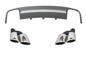 Audi A4 Diffuser - S4 Style With Tips (B8.5) 9 Audi A4 Diffuser - S4 Style With Tips (B8.5)