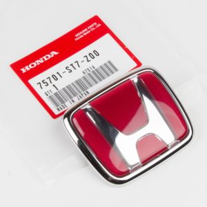 HOP GENUINE Honda Integra DC2 Rear Red H Badge 6 dc2 rear h badge 1