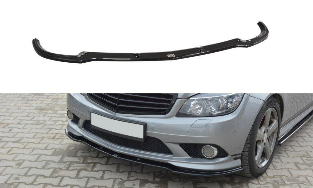 Maxton Design Mercedes C-Class W204 Front Lip - AMG Line (2007-2010) 3 Maxton Design Mercedes C-Class W204 Front Lip - AMG Line (2007-2010) - Image 3