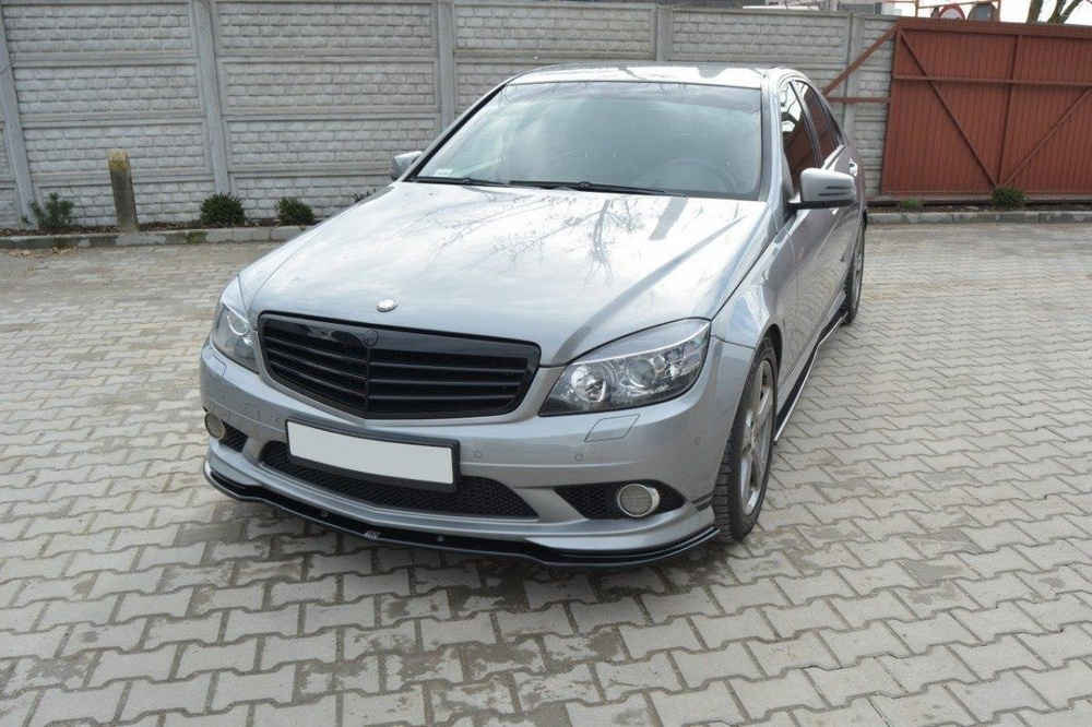 Maxton Design Mercedes C-Class W204 Front Lip - AMG Line (2007-2010) 1 Maxton Design Mercedes C-Class W204 Front Lip - AMG Line (2007-2010)