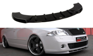 Maxton Design Skoda Octavia 2 VRS Front Lip - Gloss (Mk2 2005-2007) 17 Maxton Design Skoda Octavia 2 VRS Front Lip - Gloss (Mk2 2005-2007)