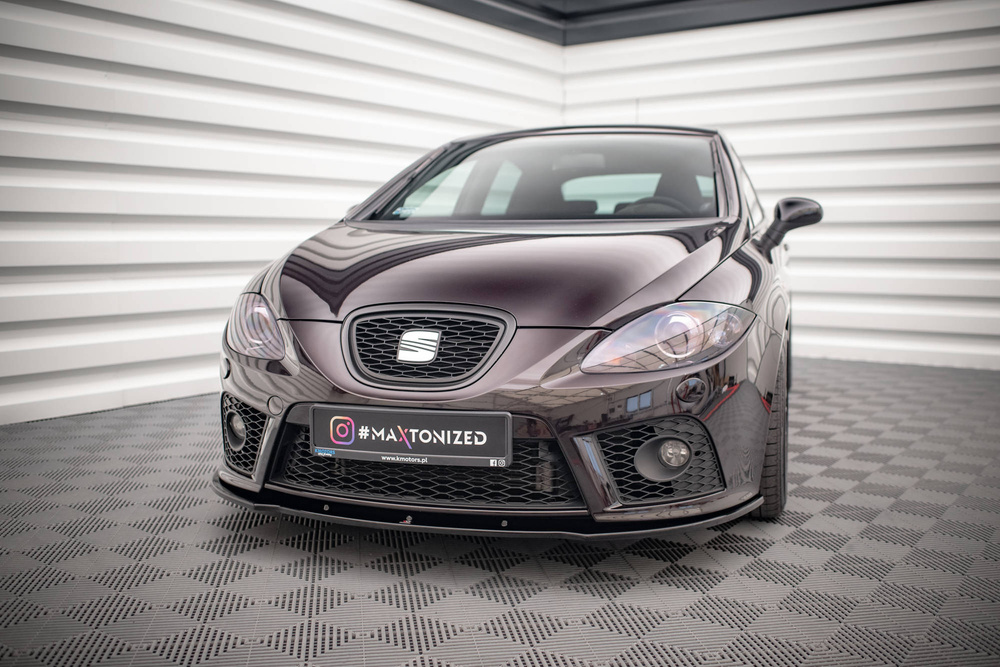 Maxton Design SEAT LEON Front Lip - Cupra / FR (Mk2 2005-2009) 6 Maxton Design SEAT LEON Front Lip - Cupra / FR (Mk2 2005-2009) - Image 6