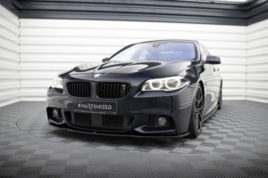 Maxton Design BMW 5 Series F10 MSport Front Lip V2 - Gloss (2010-2017) 10 BMW 5 Series F10 MSport Front Lip