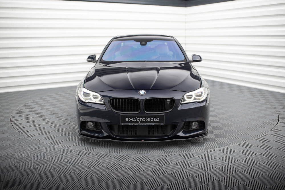 Maxton Design BMW 5 Series F10 MSport Front Lip V2 - Gloss (2010-2017) 4 Maxton Design BMW 5 Series F10 MSport Front Lip V2 - Gloss (2010-2017) - Image 4