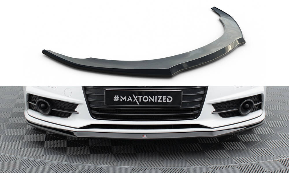 Maxton Design Audi A7 S-Line Front Lip V.1 - Gloss (C7 Facelift 2014-2017) 7 Maxton Design Audi A7 S-Line Front Lip V.1 - Gloss (C7 Facelift 2014-2017) - Image 7
