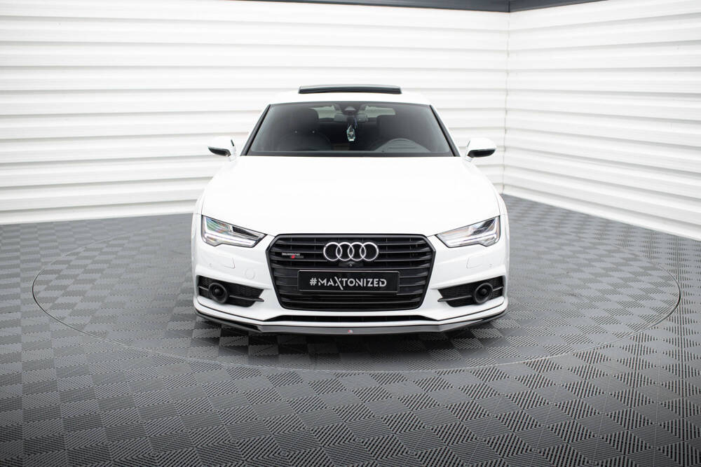Maxton Design Audi A7 S-Line Front Lip V.1 - Gloss (C7 Facelift 2014-2017) 6 Maxton Design Audi A7 S-Line Front Lip V.1 - Gloss (C7 Facelift 2014-2017) - Image 6