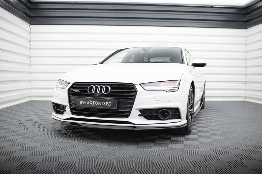 Maxton Design Audi A7 S-Line Front Lip V.1 - Gloss (C7 Facelift 2014-2017) 1 Maxton Design Audi A7 S-Line Front Lip V.1 - Gloss (Facelift 2014-2017)