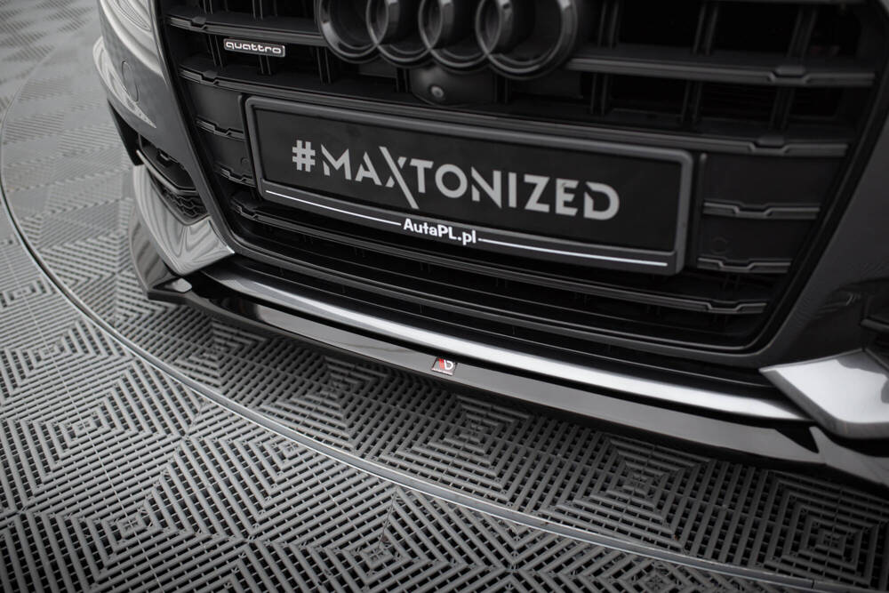 Maxton Design Audi A6 S-Line Front Lip - Gloss (C7 Facelift 2014-2017) 4 Maxton Design Audi A6 S-Line Front Lip - Gloss (C7 Facelift 2014-2017) - Image 4