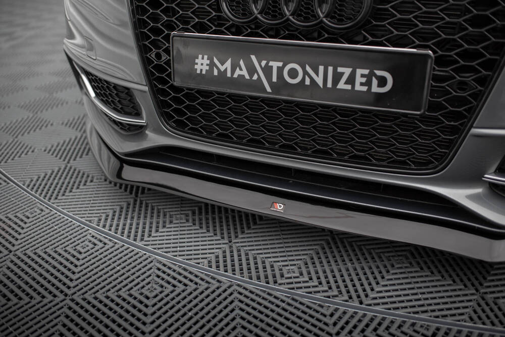 Maxton Design Audi A5 S-Line Front Lip V.1 - Gloss (8T Facelift 2011-2016) 4 Maxton Design Audi A5 S-Line Front Lip V.1 - Gloss (8T Facelift 2011-2016) - Image 4