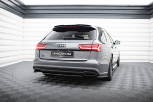 Maxton Design Audi A6 S-Line Rear Center Diffuser Lip - Gloss (C7 Facelift 2014-2017) 10 Audi A6 S-Line Rear Center Diffuser