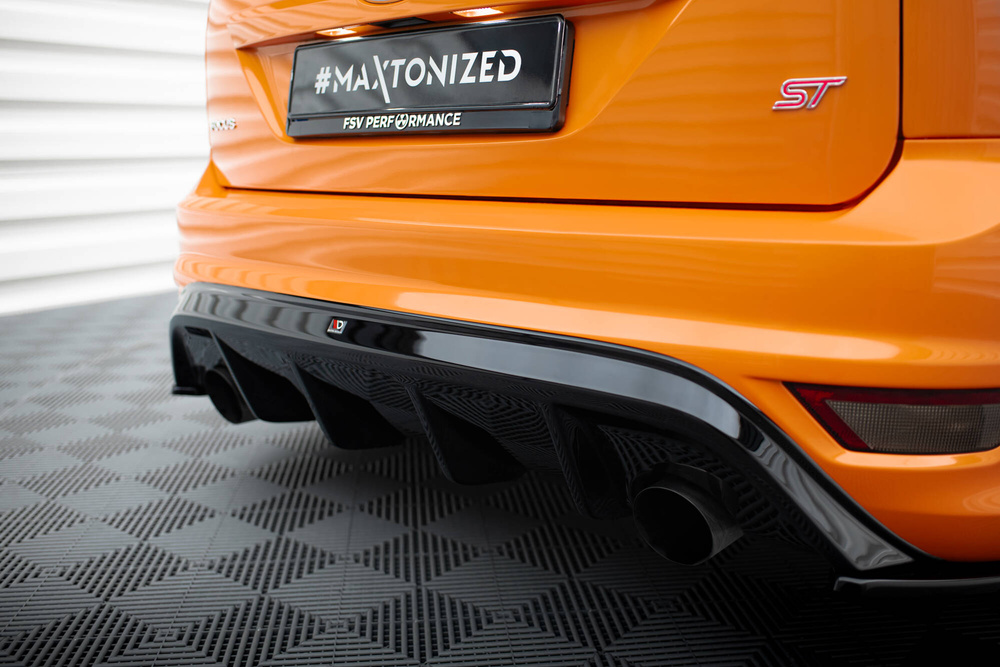 Maxton Design Ford Focus ST Rear Diffuser - Gloss (Mk2 Facelift 2008-2011) 7 Maxton Design Ford Focus ST Rear Diffuser - Gloss (Mk2 Facelift 2008-2011) - Image 7