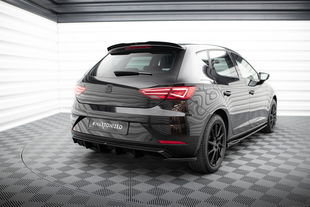 Maxton Design Seat Leon Spoiler Extension (Mk3 2012-2020) - Gloss Black 3 Maxton Design Seat Leon Spoiler Extension (Mk3 2012-2020) - Gloss Black - Image 3