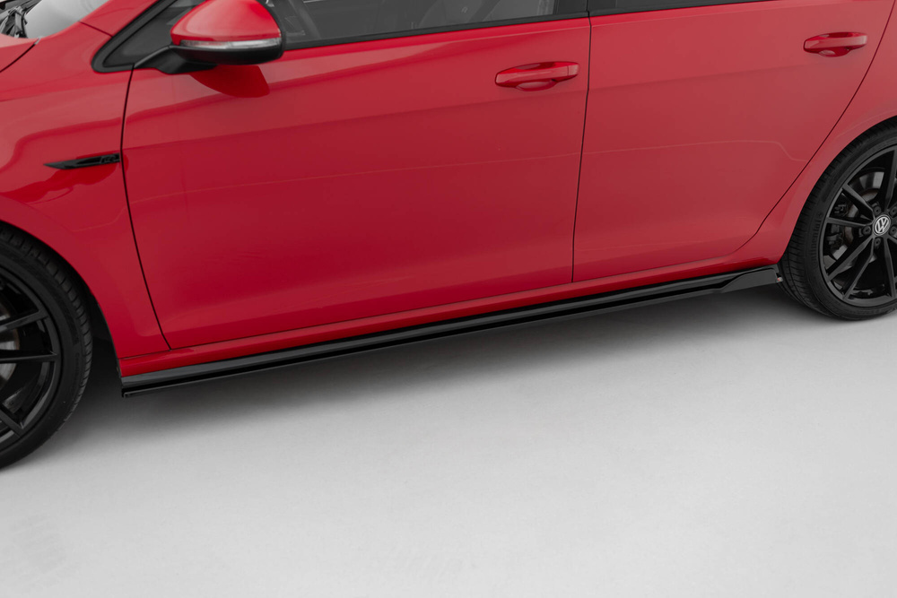 Maxton Design VW Golf 7.5 R / R-Line Side Skirt Extensions - Gloss (Facelift Mk7 2016-2020) 6 Maxton Design VW Golf 7.5 R / R-Line Side Skirt Extensions - Gloss (Facelift Mk7 2016-2020) - Image 6