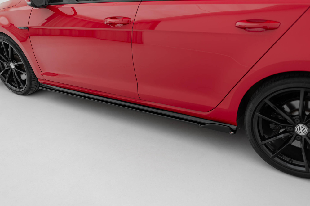 Maxton Design VW Golf 7.5 R / R-Line Side Skirt Extensions - Gloss (Facelift Mk7 2016-2020) 4 Maxton Design VW Golf 7.5 R / R-Line Side Skirt Extensions - Gloss (Facelift Mk7 2016-2020) - Image 4