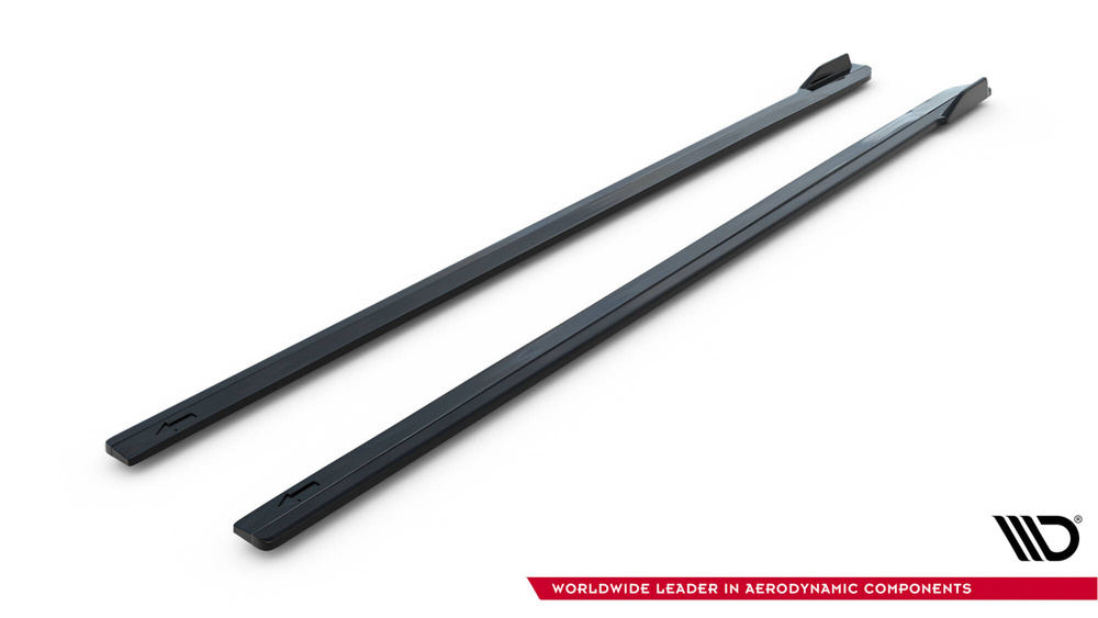 Maxton Design VW Golf 7.5 R / R-Line Side Skirt Extensions - Gloss (Facelift Mk7 2016-2020) 2 Maxton Design VW Golf 7.5 R / R-Line Side Skirt Extensions - Gloss (Facelift Mk7 2016-2020) - Image 2