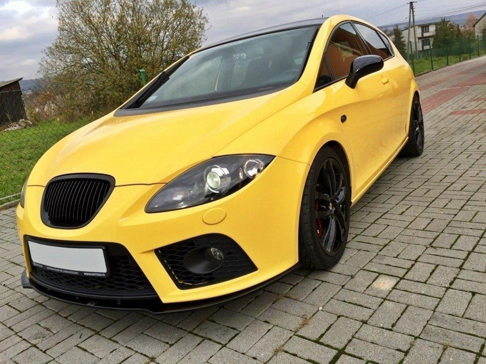 Maxton Design SEAT LEON Front Lip - Cupra / FR (Mk2 2005-2009) 2 eng pm front splitter seat leon mk2 cupra fr preface 886 3