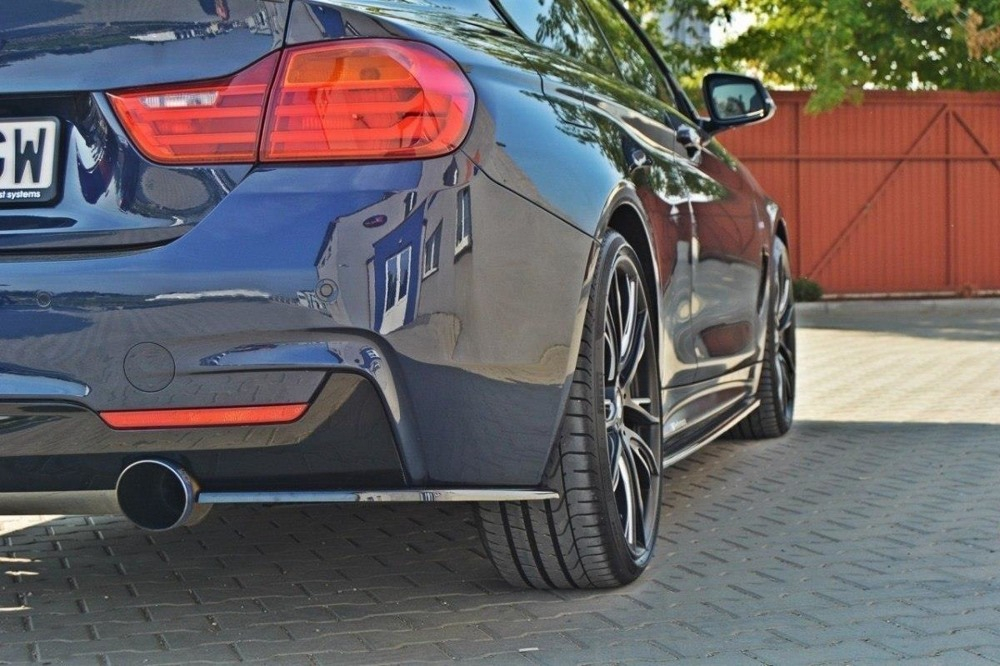 Maxton Design BMW 4 Series F32 MSport Rear Spats V1 - Gloss (2013-2020) 2 eng pm rear side splitters bmw 4 f32 m pack 1095 2