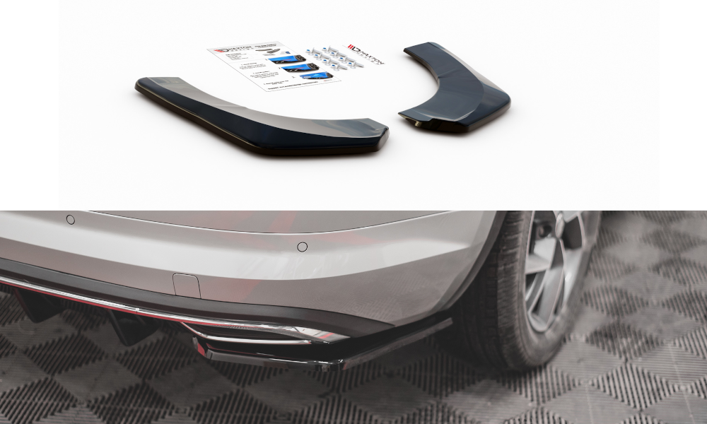 Maxton Design Skoda Kodiaq Sportline Rear Spats - Gloss (Mk1 2017-2021) 3 eng pm rear side splitters skoda kodiaq mk1 sportline 9405 6