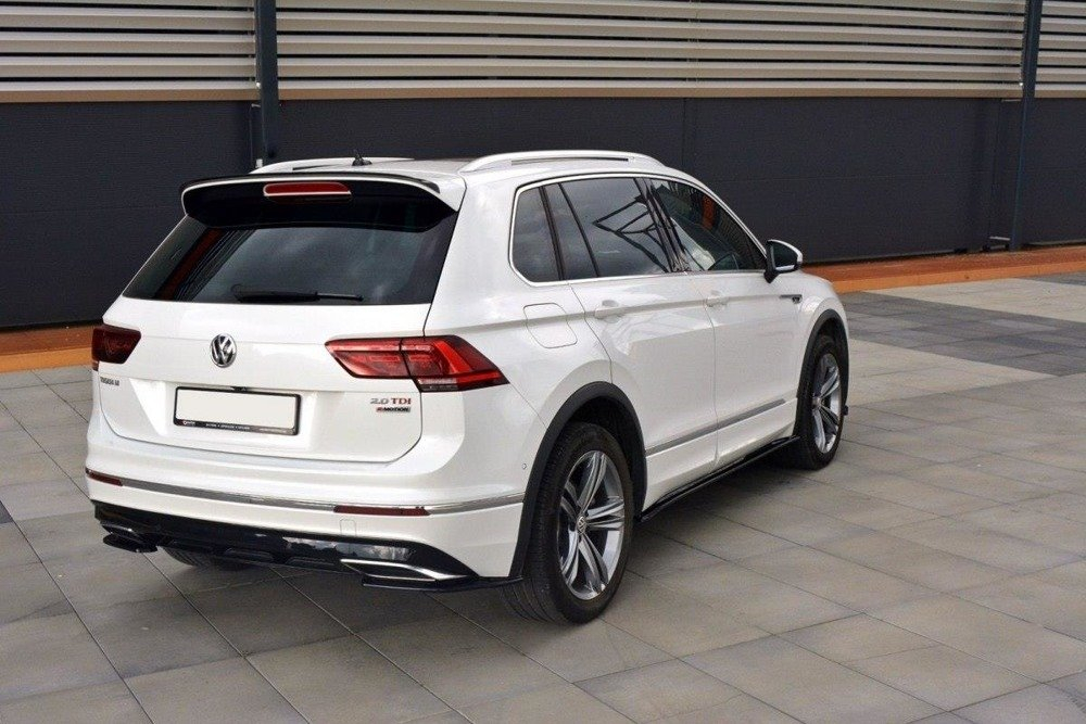 Maxton Design VW Tiguan R-Line Rear Spats - Gloss (Mk2 2015-2020) 3 eng pm rear side splitters vw tiguan mk2 r line 1171 2