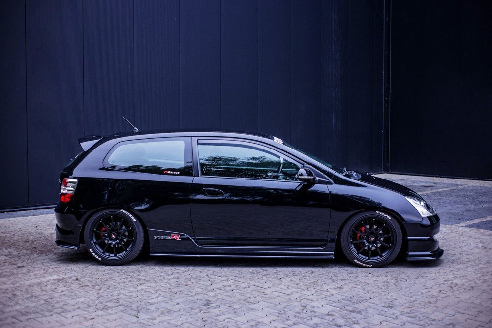 Maxton Design Honda Civic EP Type-R/S Side Skirt Extensions - Gloss (Mk7 2004-2006) 2 eng pm side skirts diffusers honda civic ep3 mk7 type r s facelift 6792 2
