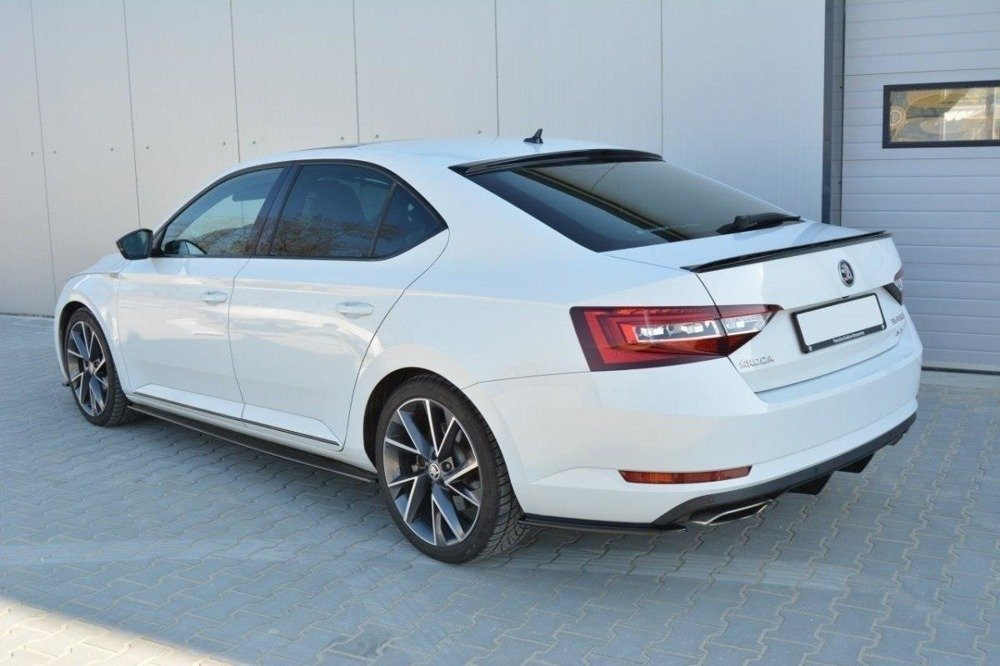 Maxton Design Skoda Superb Boot Spoiler - Gloss (Mk3 2015-2019) 2 eng pm spoiler cap v 1 skoda superb mk3 mk3 fl hatchback 1269 3
