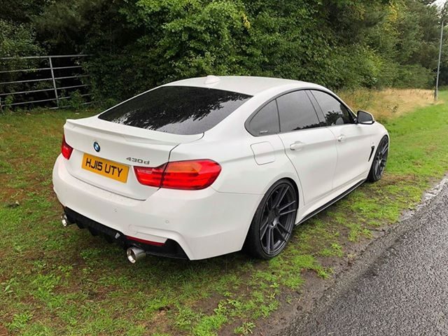 BMW 4-Series Msport Lip Kit - Combo (F32/F36 2013-2019) 3 f36 rear diffuser 1 2