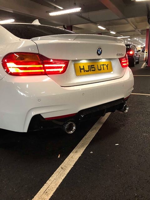 BMW 4-Series F32/F36 Msport Boot Spoiler - Plastic & Carbon 3 f36 spoiler 2