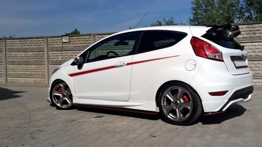 Maxton Design Ford Fiesta ST/Zetec S Rear Spats - Gloss (2013-2017) 3 fo fi 7f st rsd1g2