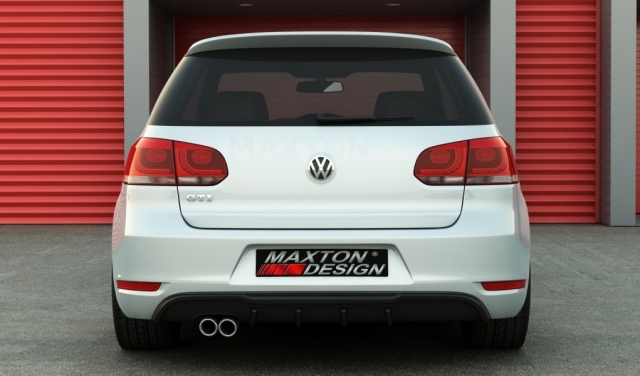 Maxton Design VW Golf 6 GTD Style Diffuser - Gloss Black (2008-2012) 1 Maxton Design VW Golf 6 GTD Style Diffuser - Gloss Black