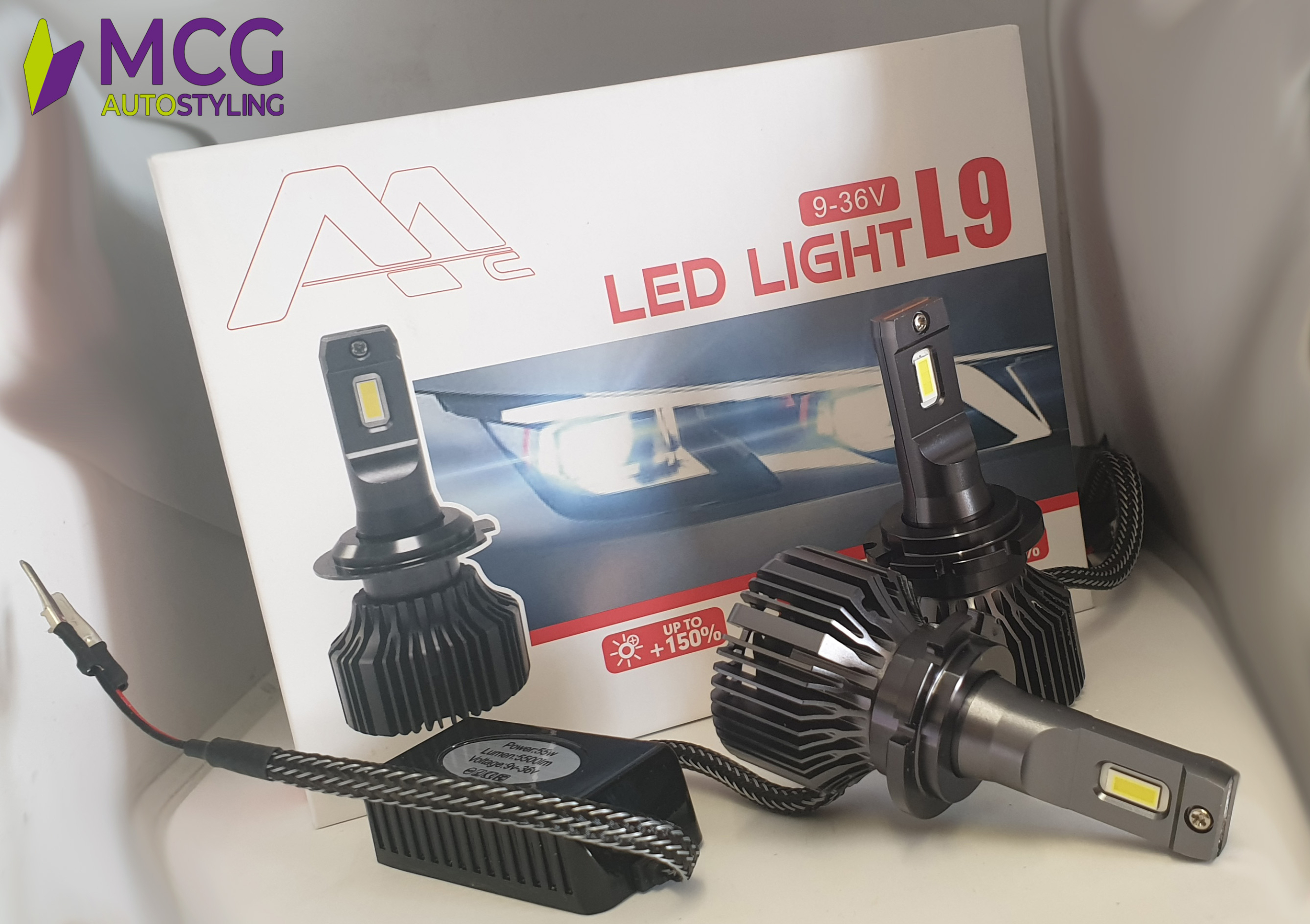 LED Driving Bulbs - 55w 5500 Lumens L9 Bulbs- Xenon / HID Replacement 3 l9 d2 oem led bulbs2 1 scaled