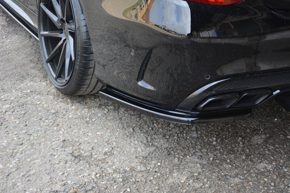 Maxton Design Mercedes C-Class W205 AMG Rear Spats - GLOSS (2014-2018) 3 me c 205 amg rsd1g2