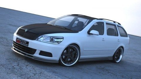 Maxton Design Skoda Octavia Front Lip - Gloss (SE 2008-2012) 1 Maxton Design Skoda Octavia Front Lip - Gloss (SE 2008-2012)