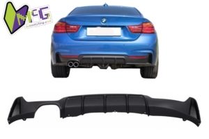 BMW 4-Series F32 Diffuser / F36 Diffuser - Twin Left Exit (Msport 2013-2019) 8 BMW 4-Series F32 Diffuser / F36 Diffuser - Twin Left Exit (Msport 2013-2019)