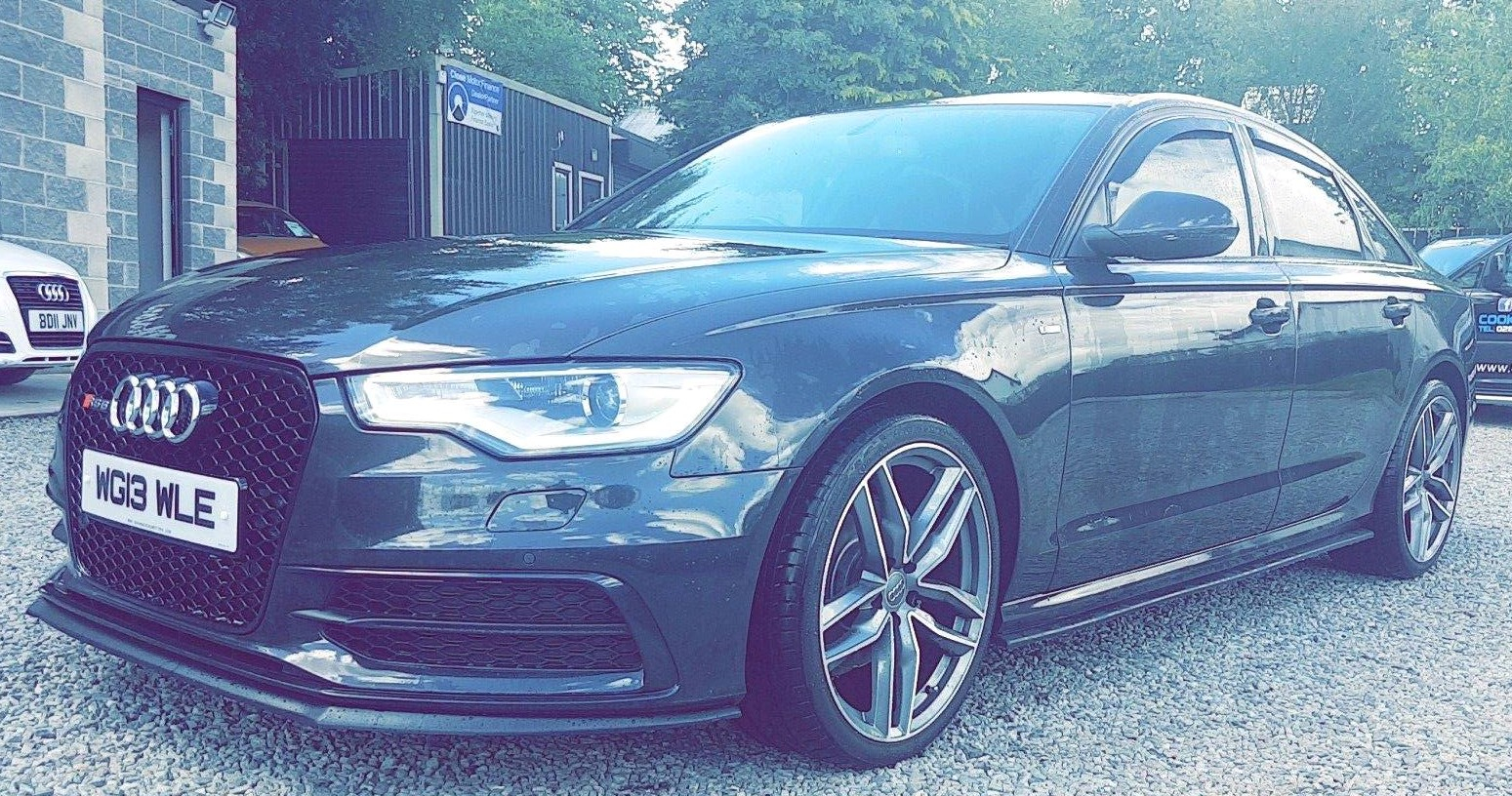 Maxton Design Audi A6 C7 Sline Combo Kit - GLoss (2011-2014) 6 mx lip and skirts 2 2