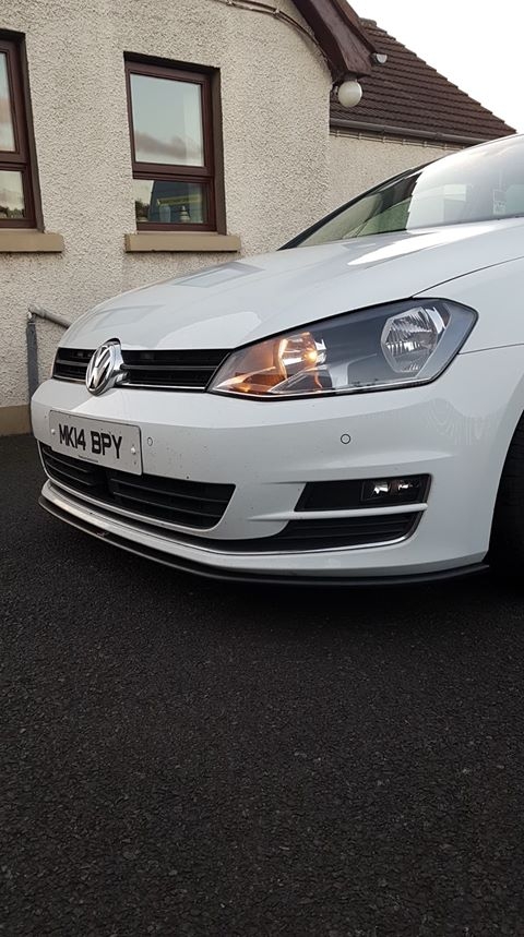 Maxton Design VW Golf 7 SE Bumper Lip v2 3 mx se lip v2 no fins