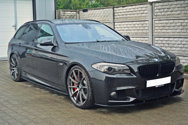BMW F10 Msport Maxton Design Side Skirt Extensions - Gloss (2010-2017) 2 mx side skirts 140 no logo 2