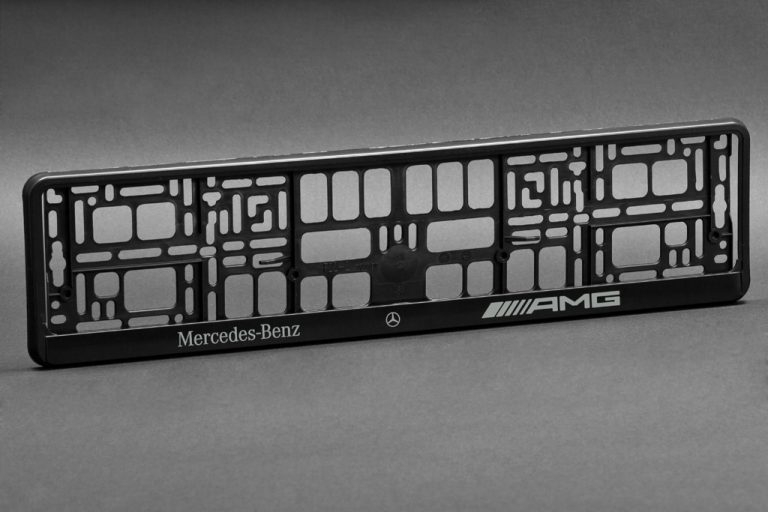 Printed Number Plate Surrounds - Various Designs 10 new amg