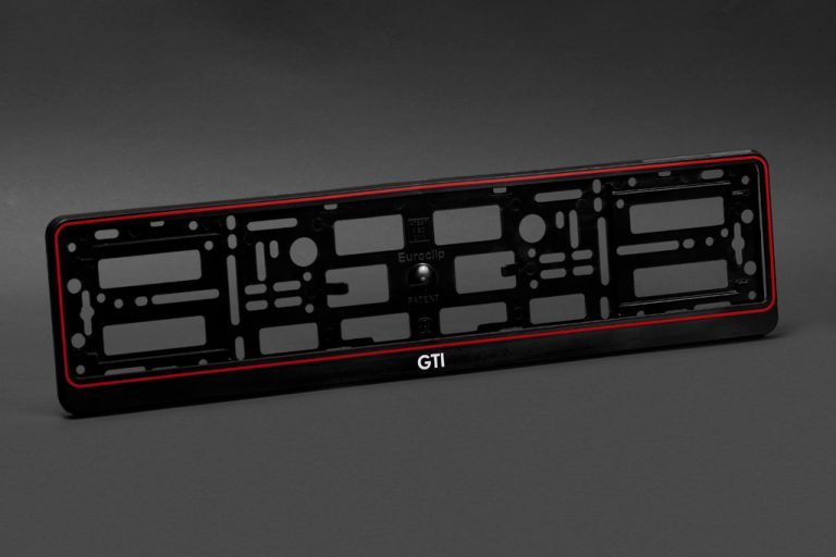 Printed Number Plate Surrounds - Various Designs 13 new gti