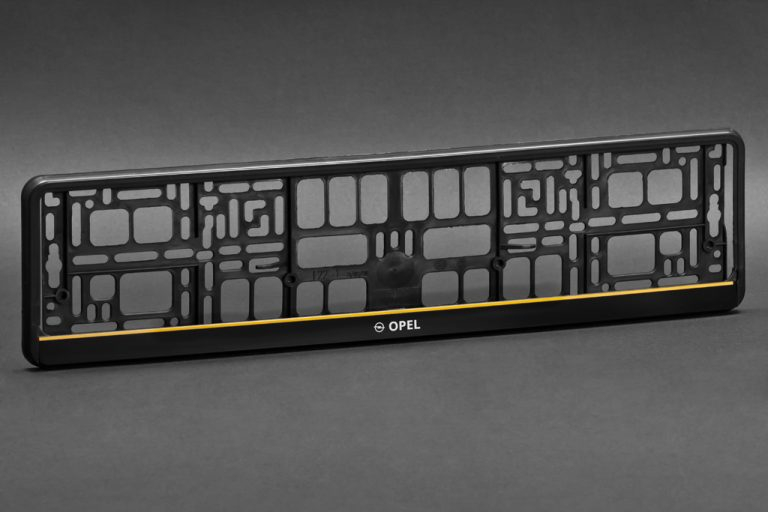 Printed Number Plate Surrounds - Various Designs 9 new opel