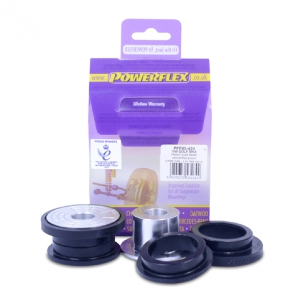 POWERFLEX - VW Golf Mk4/Bora | Leon Mk1 | Octavia Mk1 | A3 8L | VAG Platform Front Subframe Rear Bushes (Price Per Pair Required) 2 pff85 424