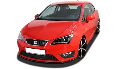 RDX Seat Ibiza 6J SC/HB/ST FR Facelift 2012-2017 Front Lip - Glossy Black 1 rdfa060 b