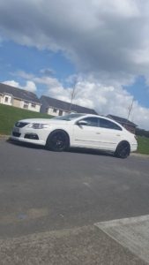 VW Passat CC R-Line Style Front Lip 63 rline lip