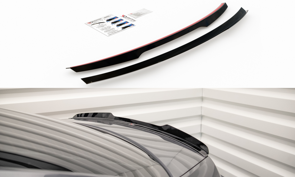 Maxton Design Skoda Octavia Mk3 Boot Spoiler - Gloss Black (2013-2020) 3 sk oc 3f cap1g